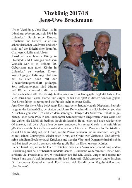 140. Volksfest und Vogelschiessen Schützenverein Eißendorf