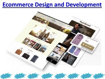 Ecommerce Design and Development