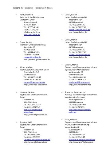 Verband der Fachplaner - Schule & Gesundheit - Hessen