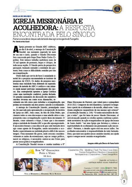 Revista Santíssima Virgem - Edição 6 - Maio 2108