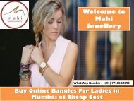 Buy Online Bangeles For Ladies in Mumbai at Cheap Cost