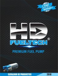 Catálogo de Módulos y Bombas de Combustible HD Fueltech