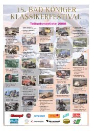 Teilnehmerliste 2008