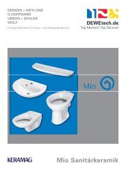 MIO Sanitärkeramik Keramag - Deinzer + Weyland GmbH