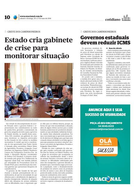 Jornal O Nacional 26 e 27-05-18
