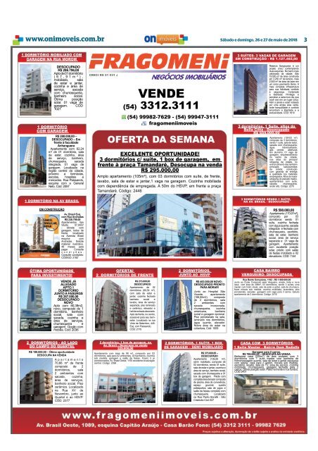 Jornal O Nacional 26 e 27-05-18