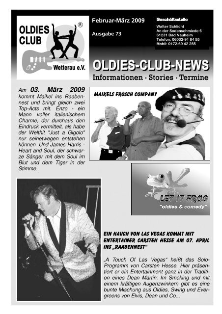 Ausgabe 73.pub - Oldies-Club Wetterau