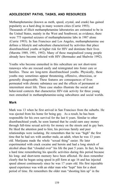 The Context of HIV Risk Among Drug Users and Their Sexual Partners