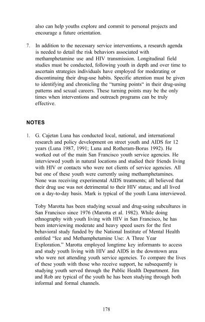 The Context of HIV Risk Among Drug Users and Their Sexual Partners