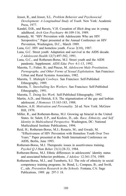 The Context of HIV Risk Among Drug Users and Their Sexual Partners