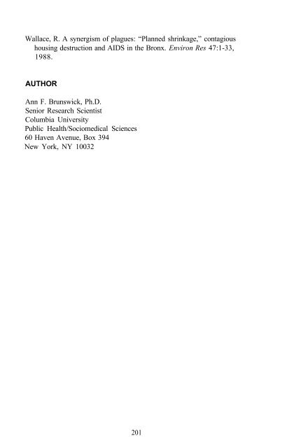 The Context of HIV Risk Among Drug Users and Their Sexual Partners