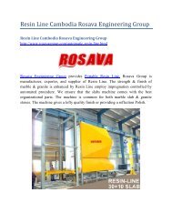 Resin Line Cambodia Rosava Engineering Group