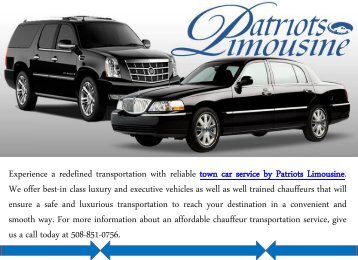 Town Car Service in Boston