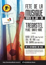 Programme Fête de la musique JUIN 2018