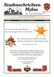 frohes Weihnachtsfest und ein glückliches neues Jahr. - Mylau