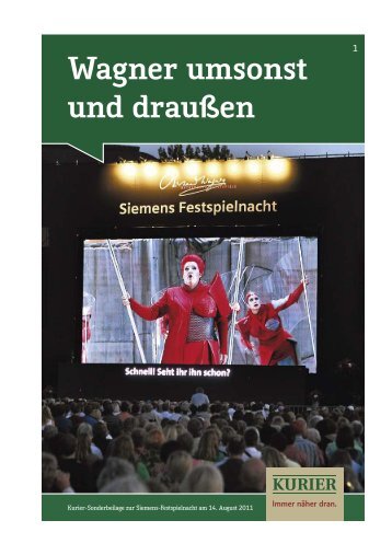 Lageplan zur Siemens-Festspielnacht 2011 - Verlagsbeilagen des ...