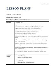 19 Scarlet Letter Essay - Lesson Plan PDF