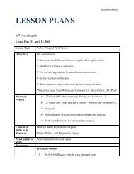 20 Principal Parts & Tenses - Lesson Plan PDF