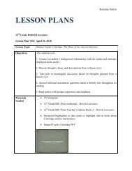 25 The Rime Of The Ancient Mariner Part 2 Lesson Plan Pdf