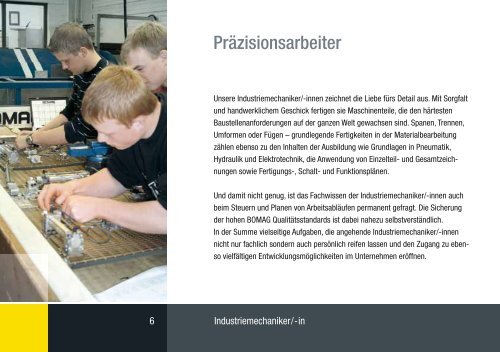 Poleposition: Ausbildung bei BOMAG.