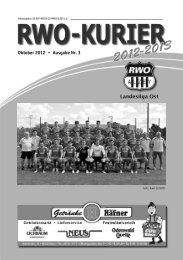 Oktober 2012 • Ausgabe Nr. 3 - RWO Alzey