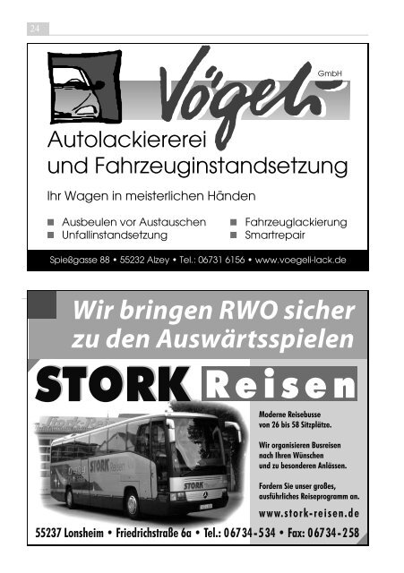 Oktober 2012 • Ausgabe Nr. 3 - RWO Alzey