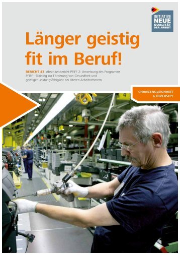 Bericht 43: Länger geistig fit im Beruf - INQA