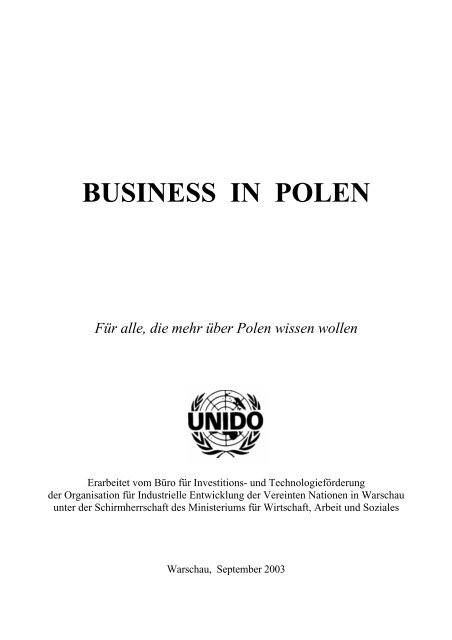 BUSINESS IN POLEN - Deutsch-Polnische Akademische Gesellschaft