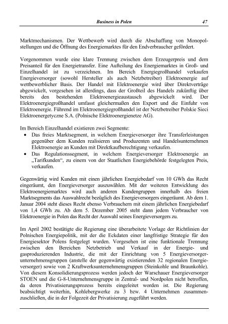 BUSINESS IN POLEN - Deutsch-Polnische Akademische Gesellschaft