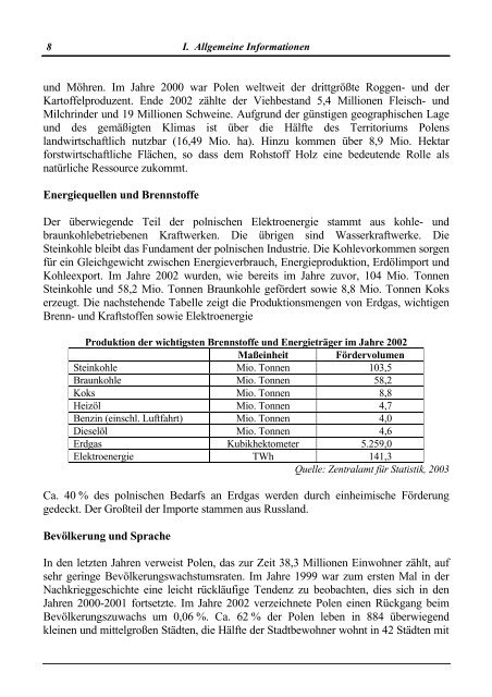 BUSINESS IN POLEN - Deutsch-Polnische Akademische Gesellschaft