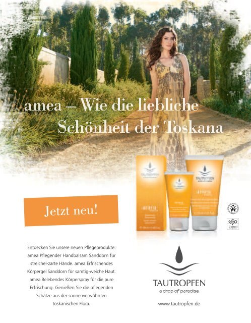 Ausgabe 01/2011 Erlebnis Naturkosmetik - Annemarie Börlind