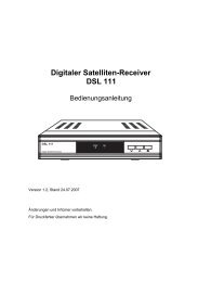 Digitaler Satelliten-Receiver DSL 111 - Boca
