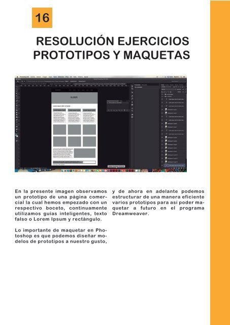 CREANDO PROTOTIPO  Y MAQUETA WEB EN PHOTOSHOP