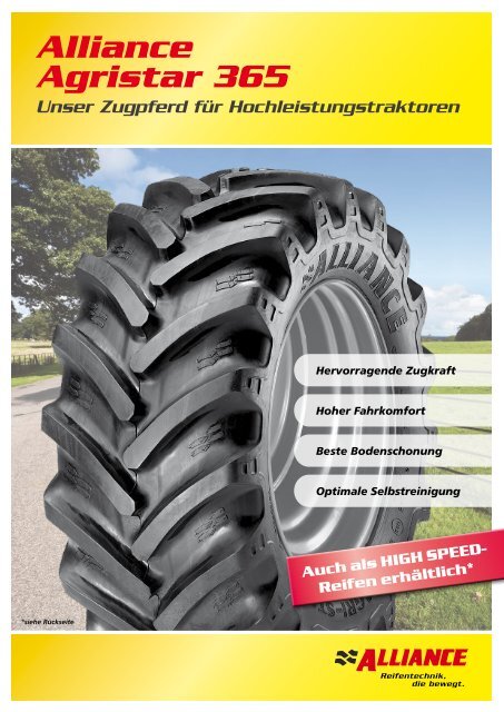 Alliance Agristar 365 Unser Zugpferd für ... - Bohnenkamp