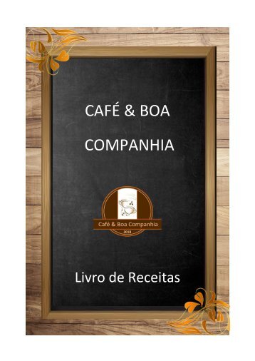 Livro de Receitas Cafe e Boa Companhia