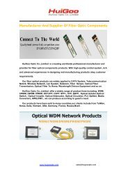 fibre optical components passive /active components