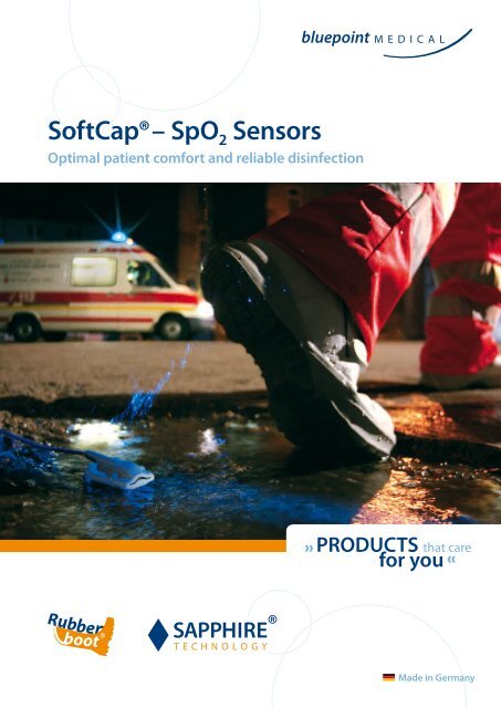 SoftCap® – SpO2 Sensors - bluepoint medical