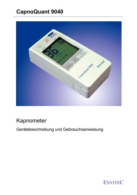 CapnoQuant 9040 Kapnometer - Bluepoint Medical