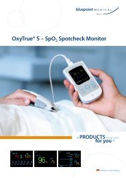 OxyTrueÃÂ® S Ã¢ÂÂ SpO2 Spotcheck Monitor - Bluepoint Medical