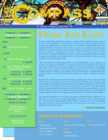 The Compass, Volume 1, Issue 6, June 2018