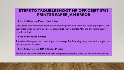 1-800-597-1052 How to Fix HP OfficeJet 8702 Printer Paper Jam Error