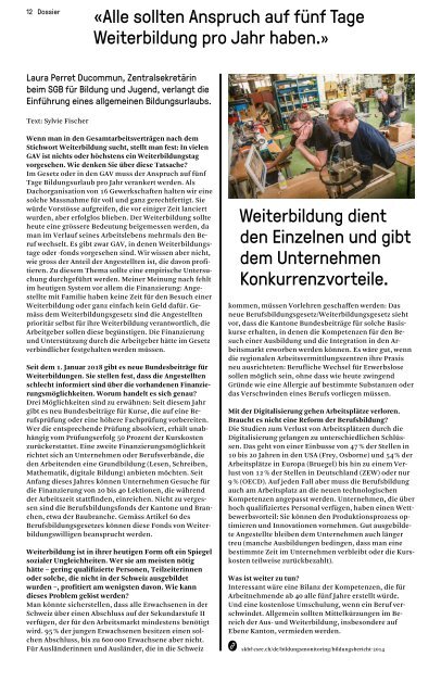 syndicom magazin Nr. 5 - Recht auf Bildung. Für alle