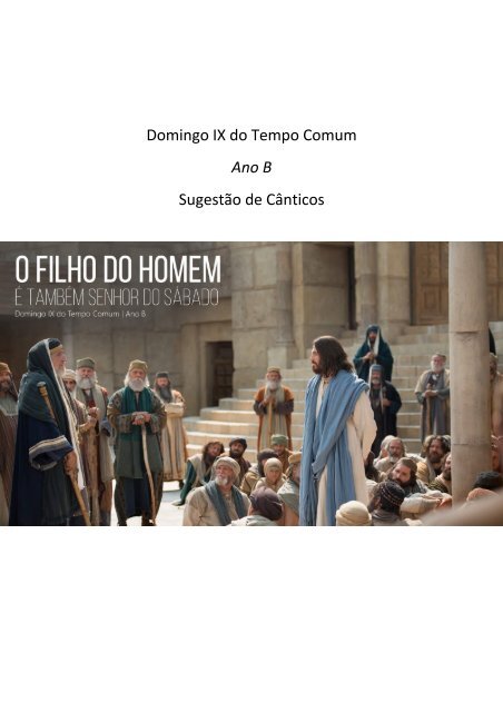 Domingo IX do Tempo Comum - Ano B