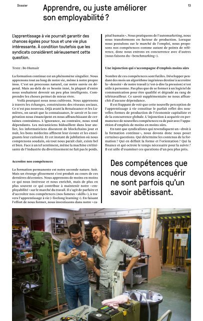 syndicom magazine No 5 - Tous ont droit à se former