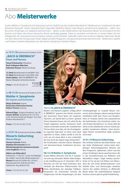 Musikerlebnis Sommermagazin