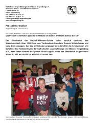 Sportverein Schönhofen spendet 1.000 Euro für die Bischof
