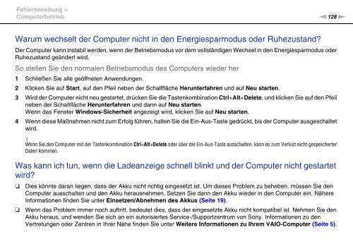 Sony VPCCB2S8E - VPCCB2S8E Mode d'emploi Allemand