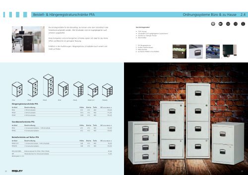 Bisley Business Einrichtungen Katalog