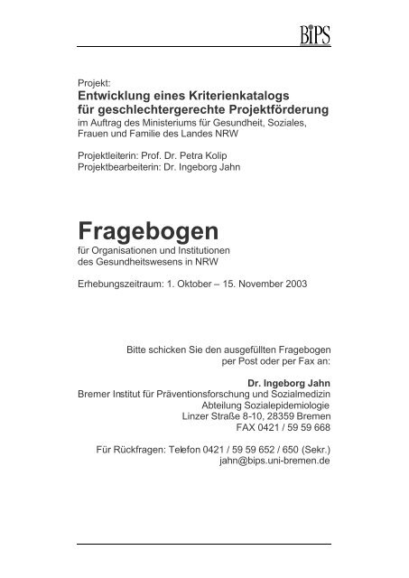 Download Fragebogen - BIPS