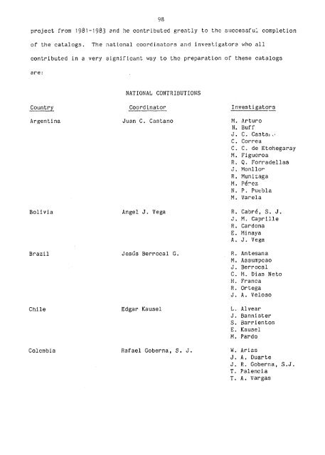 catalogo de terremotos para america del sur catalog of earthquakes ...